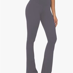Women's light Gray Flared legging  Pants